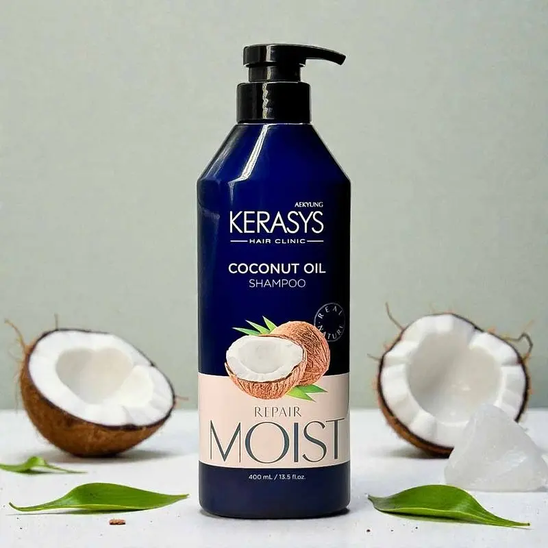 Шампунь зволожуючий Kerasys Real Nature Moisturizing Coconut Oil Shampoo з кокосовою олією 400 мл - фото 2