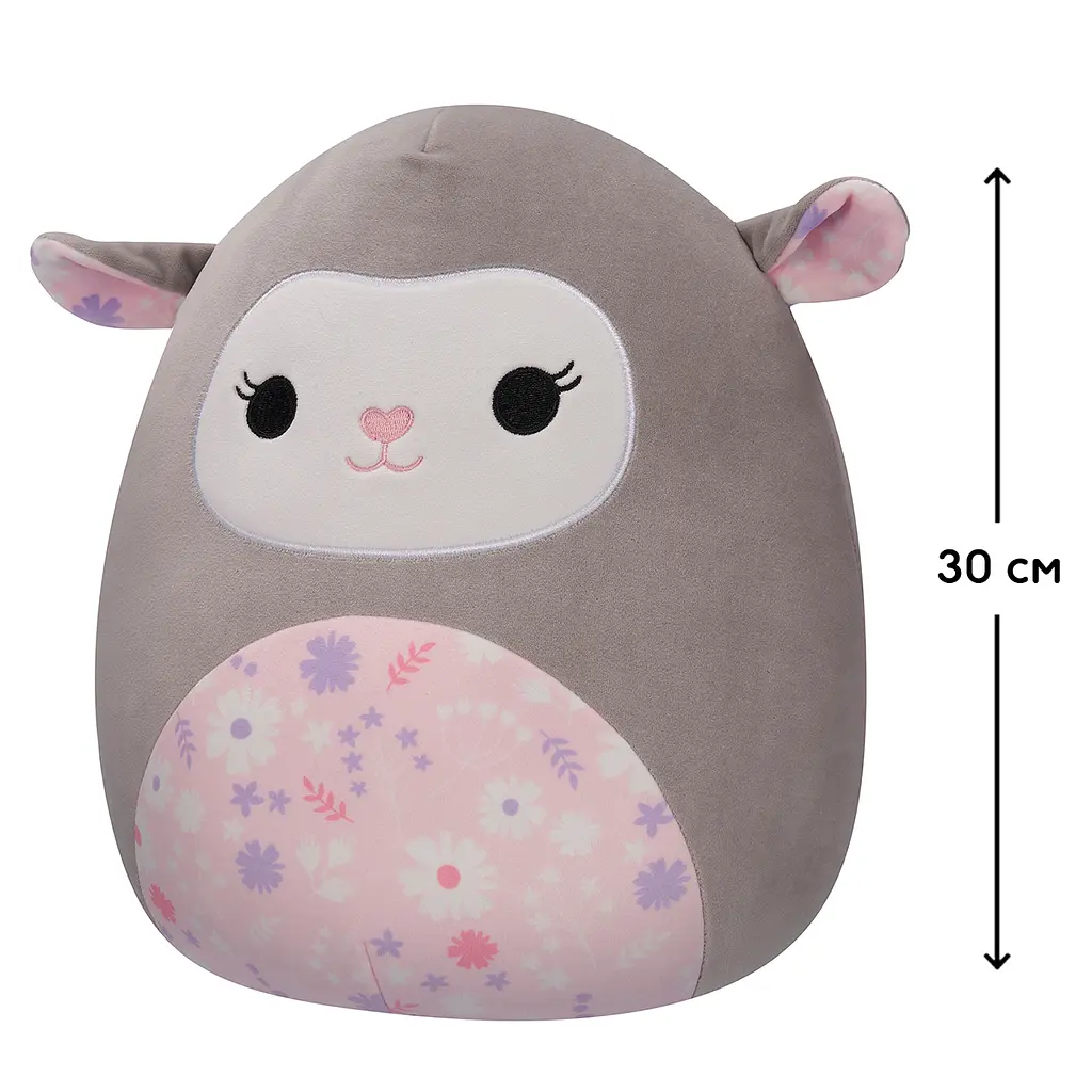 Мягкая игрушка Squishmallows Серый Ягненок 30 см (SQER00846) - фото 7