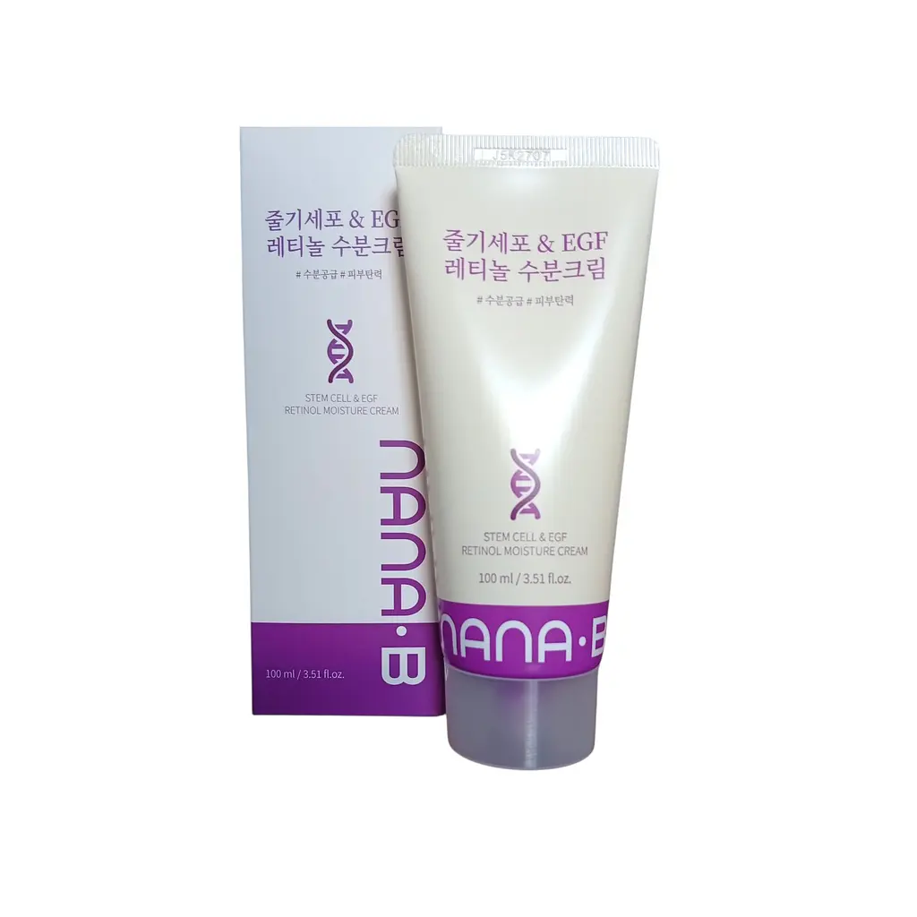 Крем-есенція Juno NANA-B для обличчя Stem Cell & EGF Retinol зволожуюча з ретинолом та стовбуровими клітинами 100мл