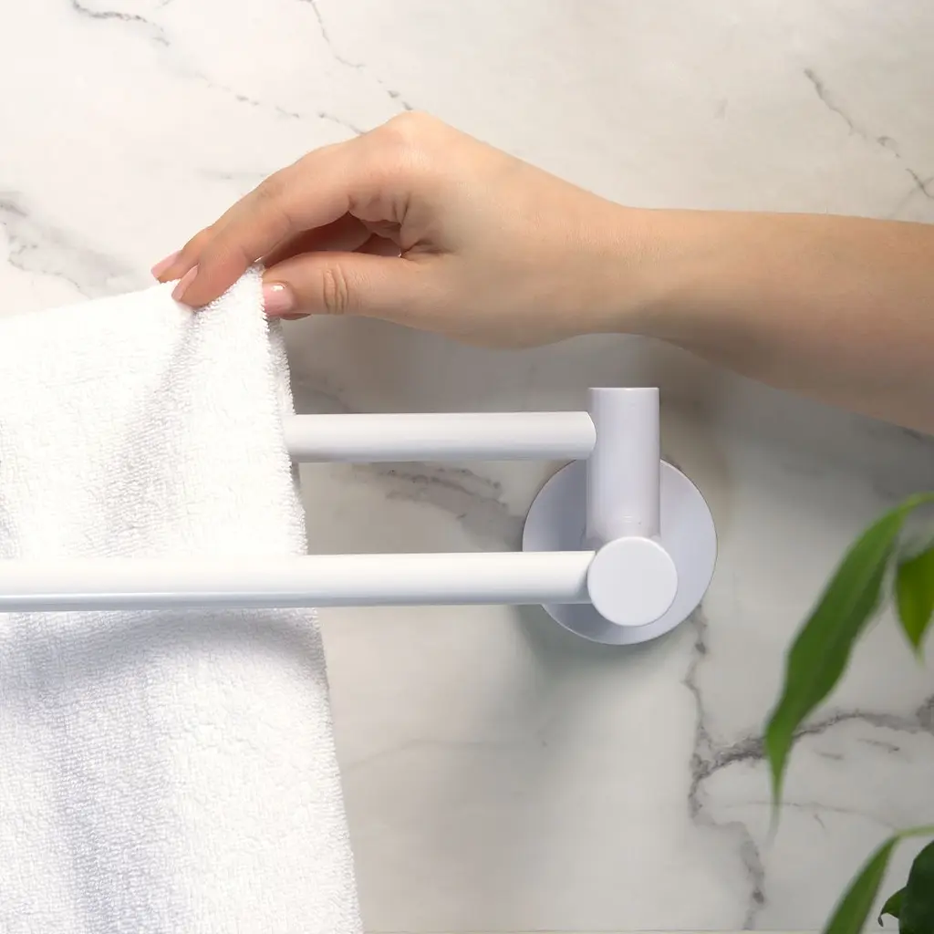 Тримач для рушників MVM BP-31 подвійний, білий (BP-31 WHITE) - фото 7