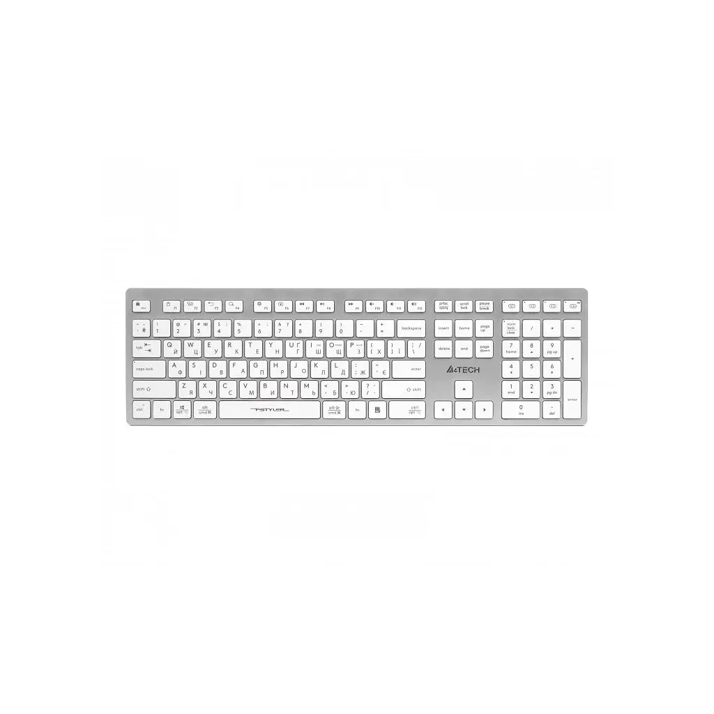 Клавіатура A4Tech FBX50C USB/Bluetooth White (4711421972772)