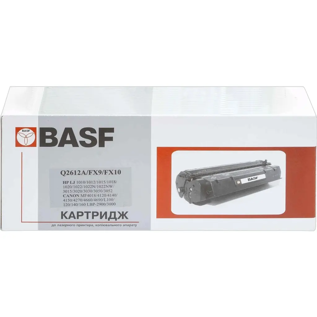 Картридж тон. BASF для HP LJ 1010/1020/1022, Canon MF4110/4120 аналог Q2612A/FX9/FX10 Black ( 2000 ст.) (BASF-KT-Q2612-Universal) - фото 2