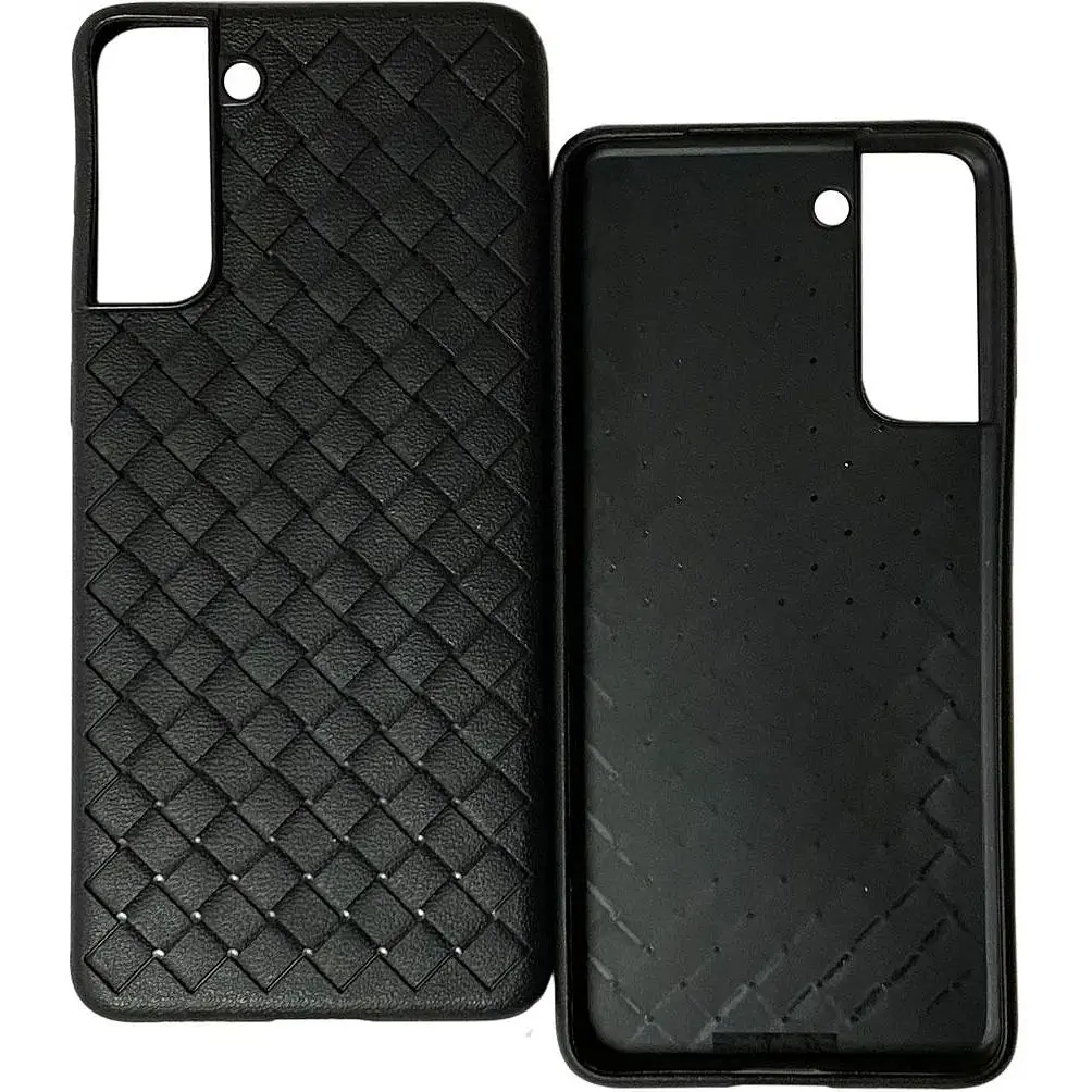 Чехол Primo BV Weaving для смартфона Samsung Galaxy S21 Plus (SMG996) Black - фото 2