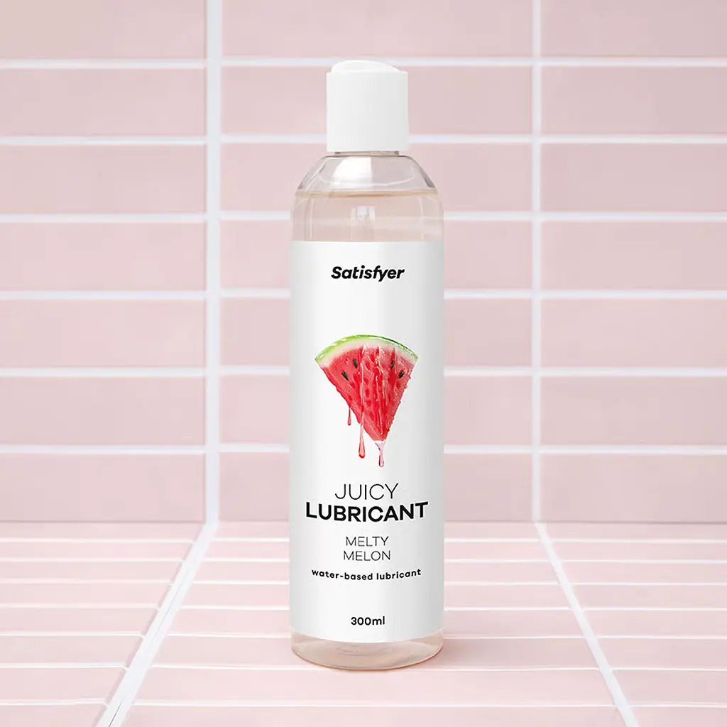 Лубрикант на водній основі Satisfyer Juicy Lubricant Melty Melon 300 мл (м'яте паковання!!!) - фото 9