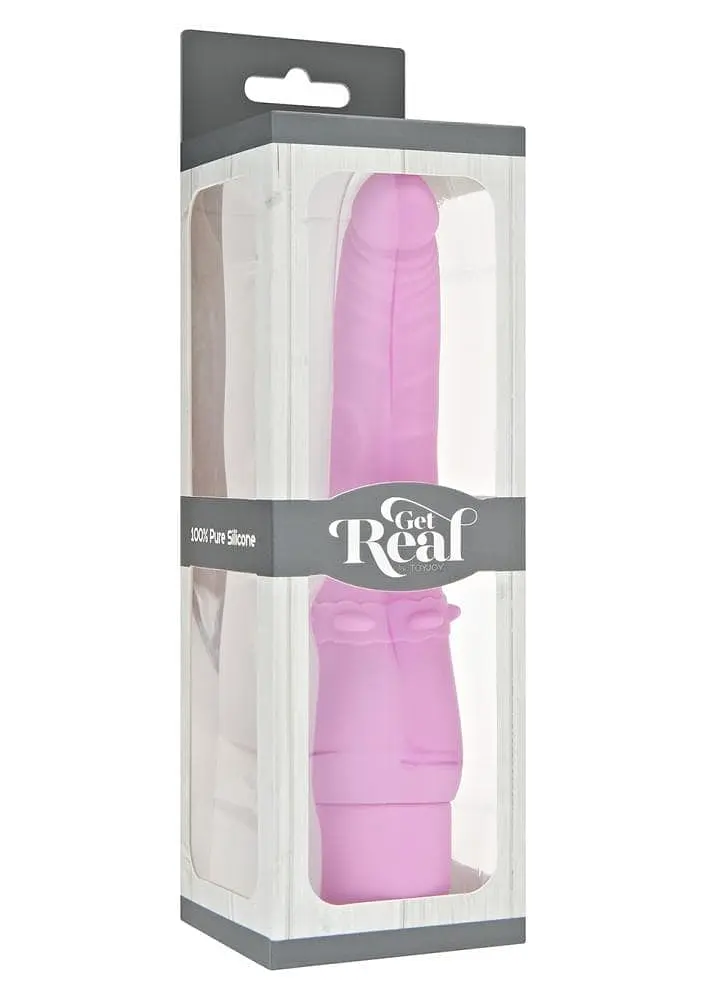 Вібратор Get Real Classic Smooth Vibrator Класичний силіконовий, 20,5 см чорний - фото 6