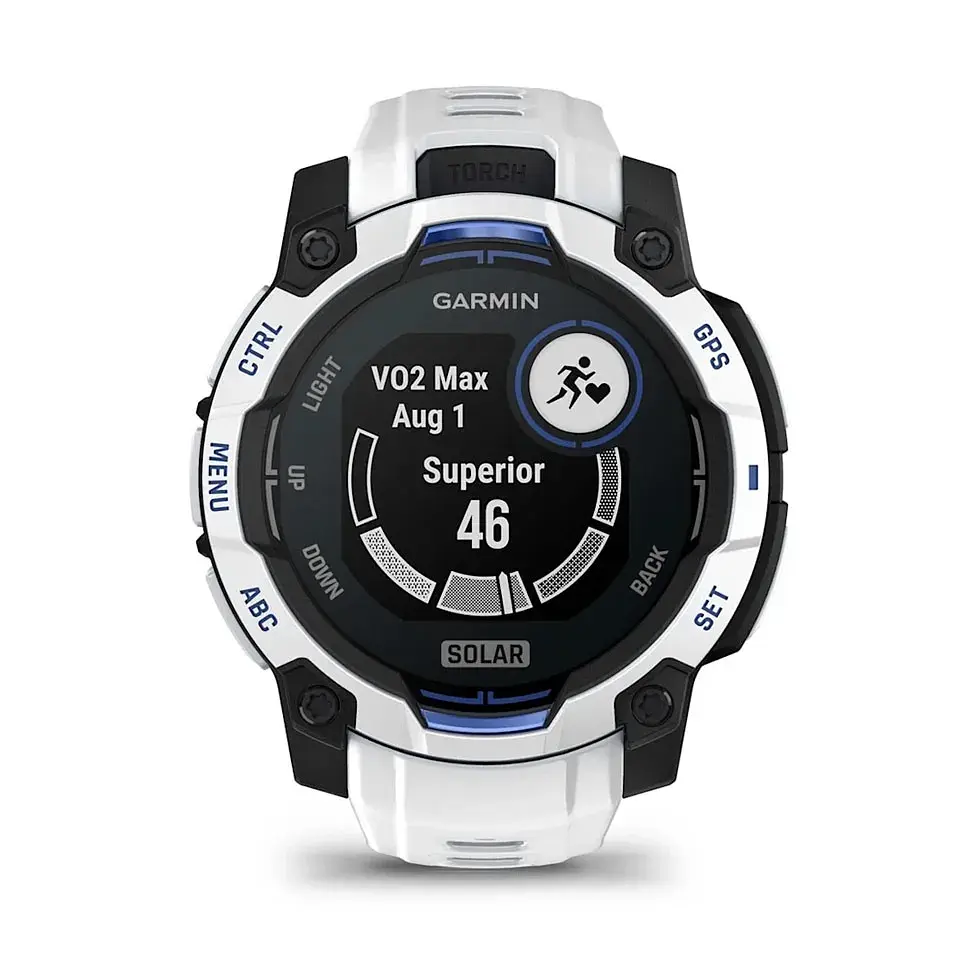 Смарт-годинник Garmin Instinct 3, 45mm, Solar, Whitestone with Whitestone Band, GPS смарт-годинник (010-02934-03) - фото 6