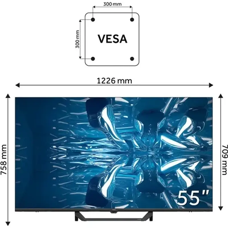 Телевізор QLED HAIER H55S80FUX - фото 8
