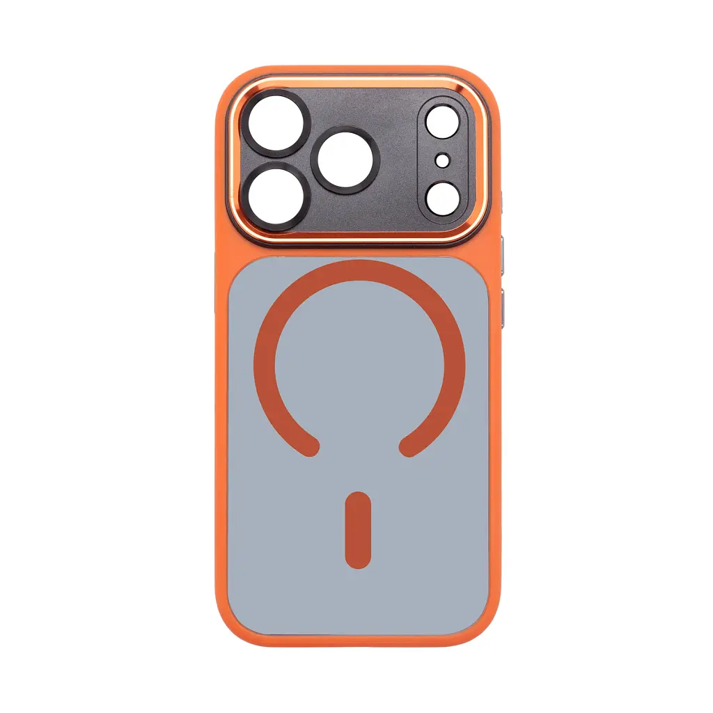 Чехол ArmorStandart Unit-C MagCase SE для Apple iPhone 17 Pro Orange Black