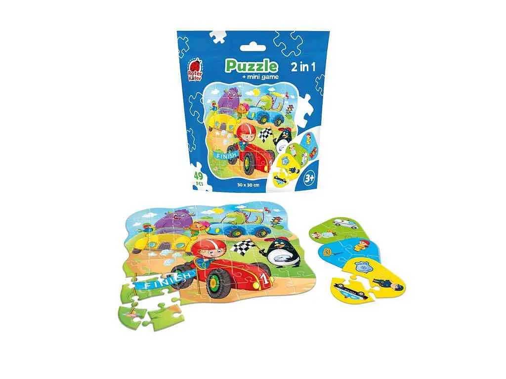 Пазли VLADI TOYS "2 in 1. Cars" RK1140-03 - фото 2