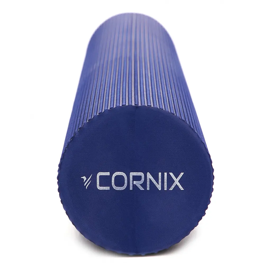 Масажний ролик Cornix EVA+ 90 x 15 см (валик, ролер) XR-0314 Navy Blue - фото 5