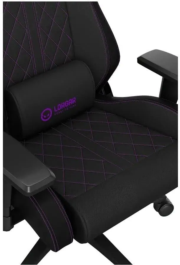 Ігрове крісло Lorgar CHA41 Premium Anti-Stain Fabric Black/Purple (LRG-CHA41-BK-PR) - фото 13