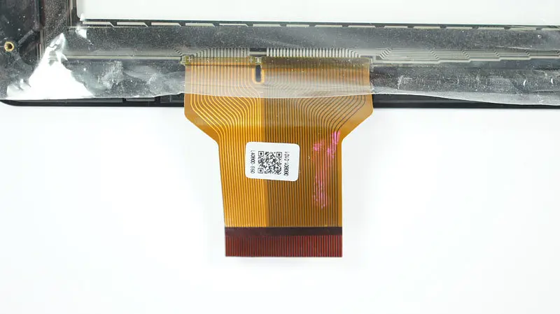 Тачскрін (сенсорне скло) для 300-L4080C-C00-V1.0 9 7 зовнішній розмір 240*185 мм внутрішній розмір 197*148 мм 50 pin чорний - фото 3