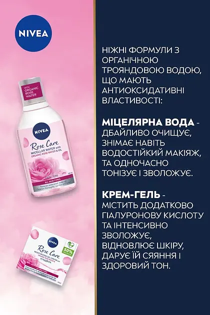 Набір жіночий Nivea Rosy Glow - фото 2