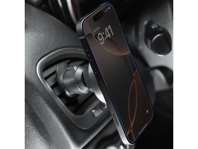 Автомобільний тримач для смартфона Proove Titanium Circle Qi2 15W Gray (WHTC15010003) - фото 5