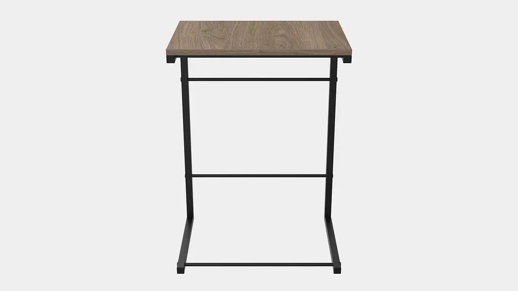 Столик Терри Ferrum-decor 650x440x330 Черный металл ДСП Дуб Сонома Трюфель 16 мм (FRD-104652) - фото 4