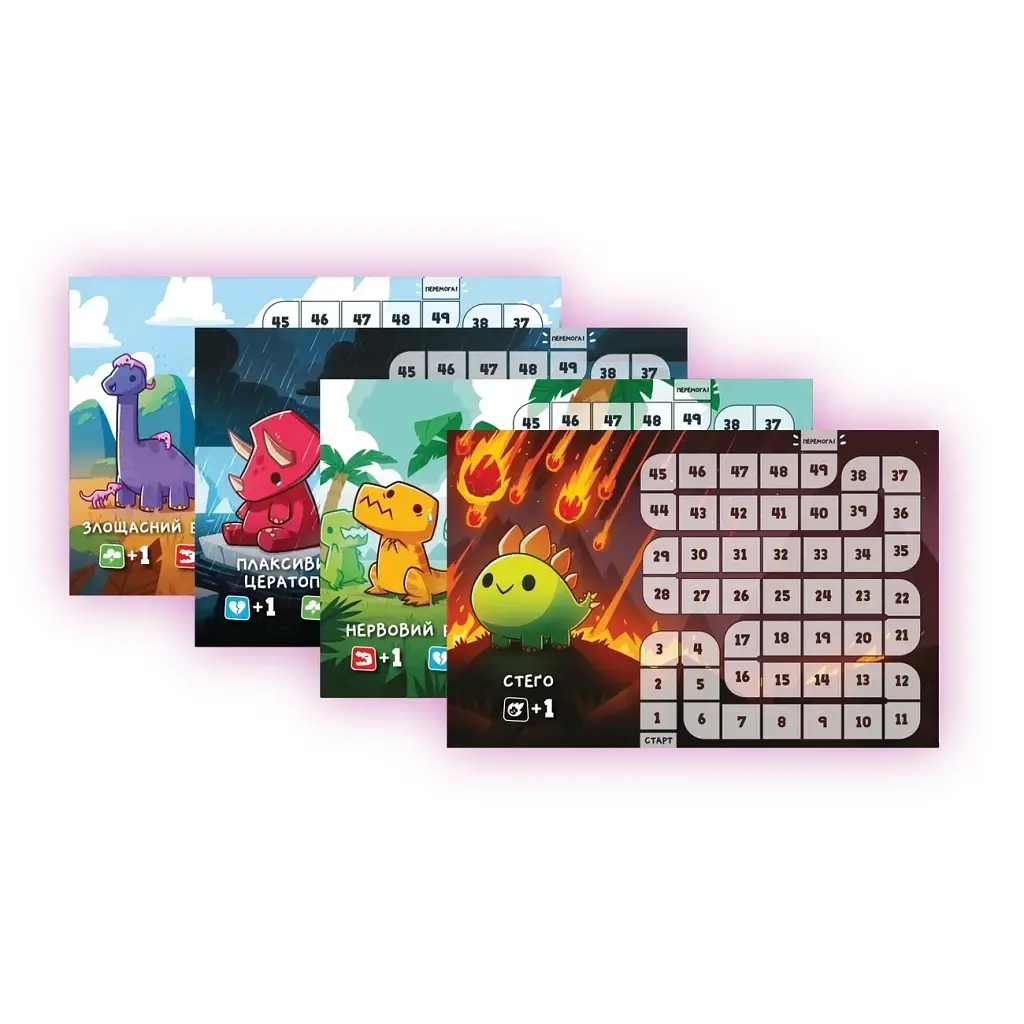 Настільна гра Geekach Games Малі веселі динозаври (Happy Little Dinosaurs) (укр.) (GKCH0284) - фото 4