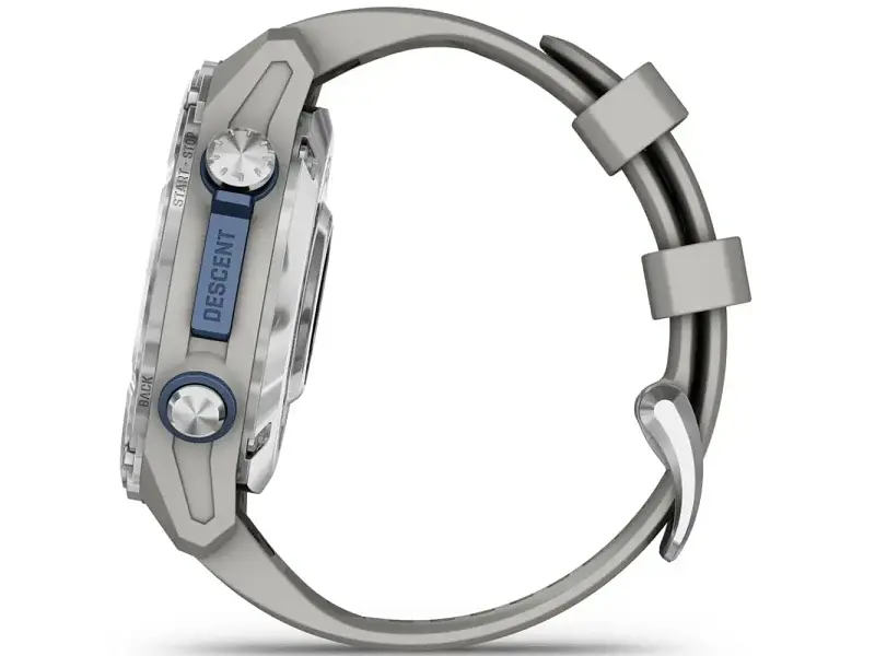 Спортивний годинник Garmin Descent Mk3 43 mm Stainless Steel with Fog Gray Silicone Band (010-02753-04/03) - фото 6