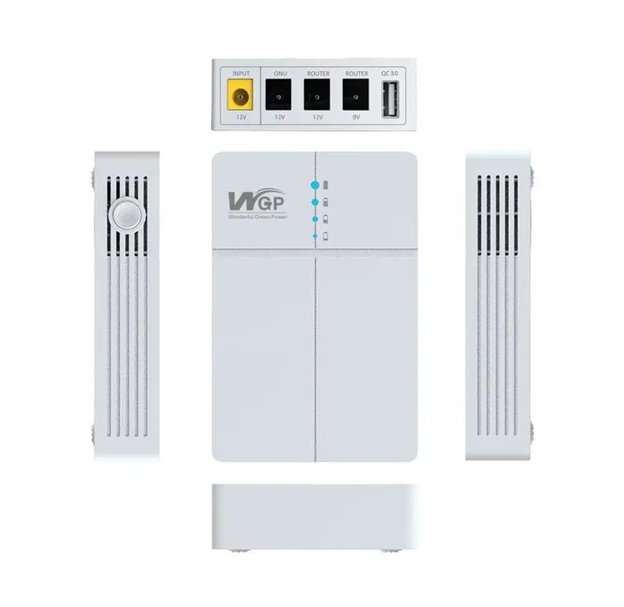 UPS ИБП бесперебойное питание для роутера, терминала PON WGP Optima 9V, 12V2A, 27Вт 13500mAh + блок 12В3A - фото 3