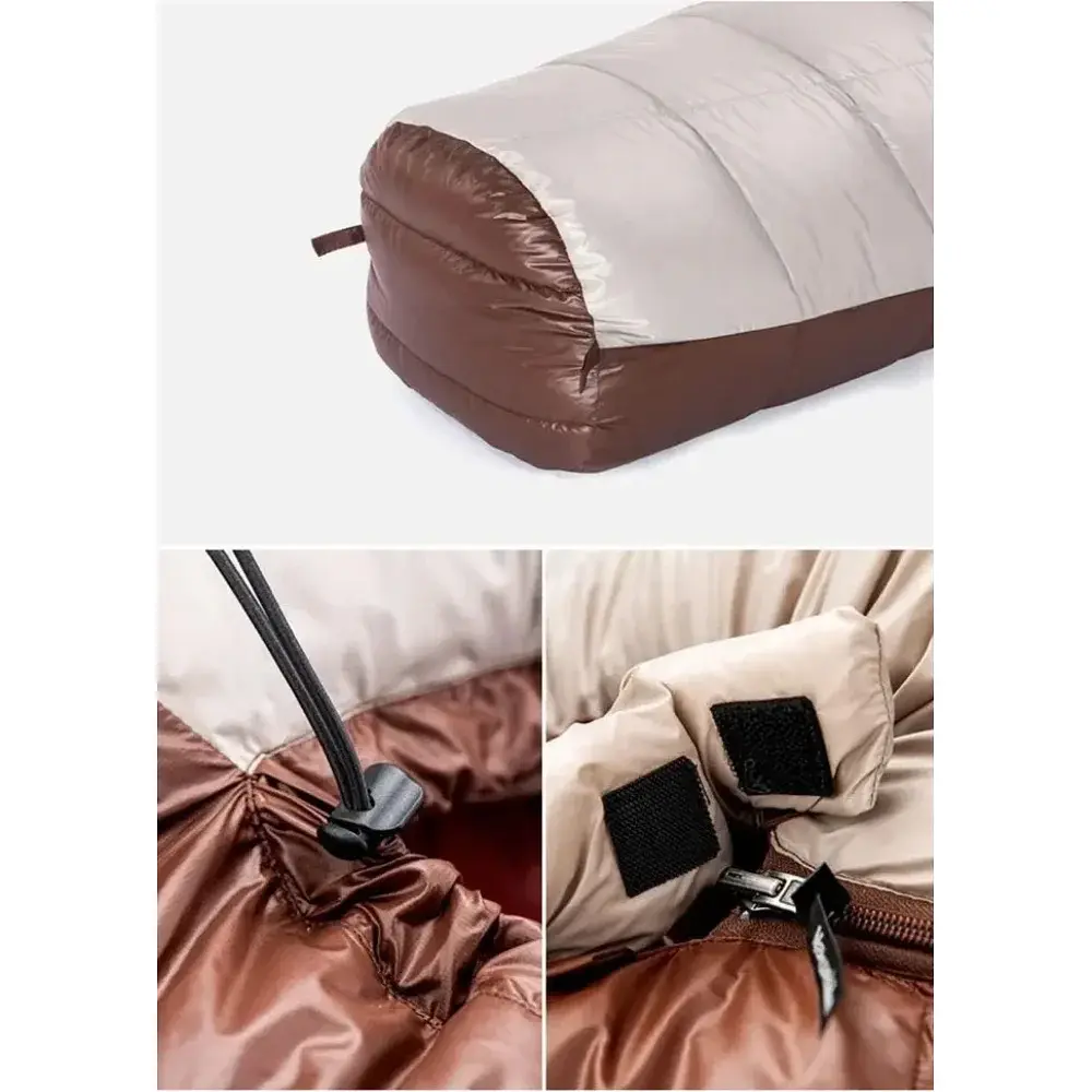 Спальний мішок Naturehike Snowbird Mummy SP400 CNK2550WS014 L Brown - фото 2