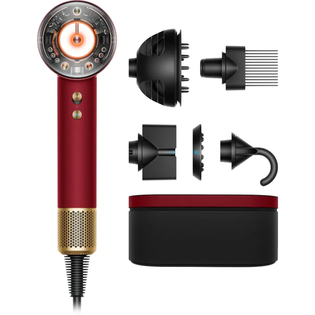 Фэн Dyson Supersonic HD16 Nural Red Velvet/Gold (594823-01) - фото 3