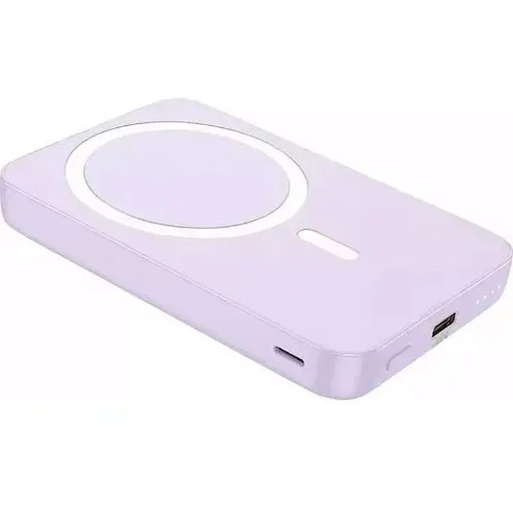 Портативна батарея Hoco J109 Easy PD20W MagSafe 5000 mAh Purple - фото 3