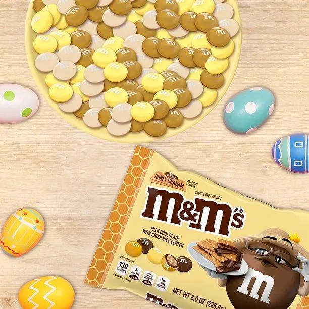 Драже M&M's Honey Graham Milk Chocolate 226.8g - фото 4