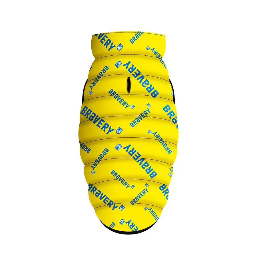 Куртка для собак WAUDOG Clothes с рисунком «Смелость», XS22, В 33–35 см, С 19–21 см - фото 2