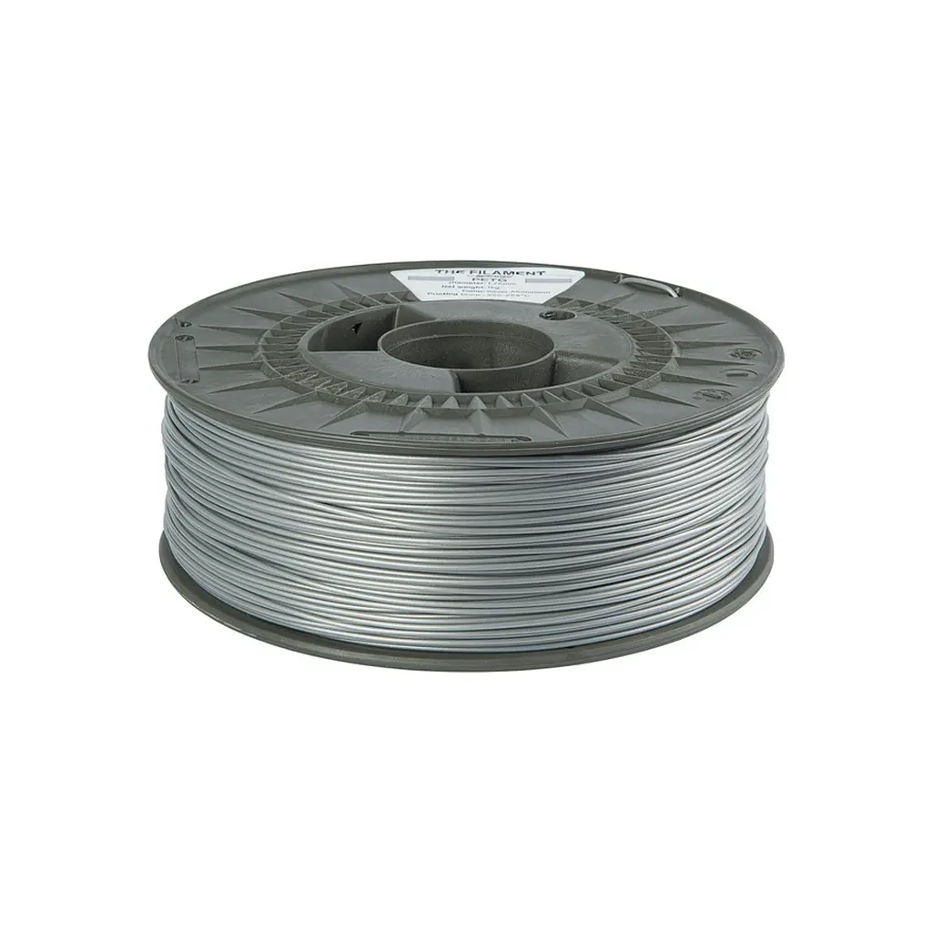 Пластик для 3D-принтера The Filament PETG 1.75 мм SILVER ALUMINIUM 1 кг (TF-24021) - фото 2