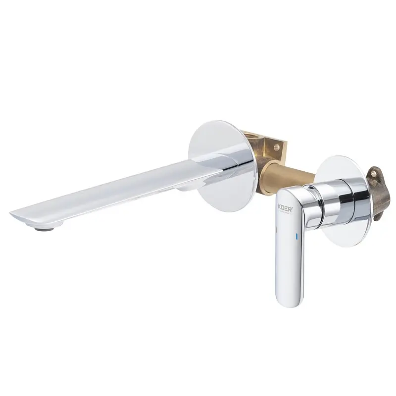 Смеситель для умывальника Koer KB-16028-01 встраиваемый KR5297 Хром - фото 3