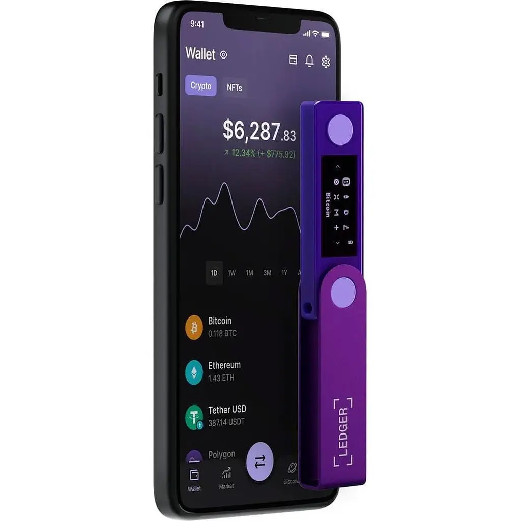 Криптогаманець Ledger Nano X Amethyst Purple [107532] - фото 6