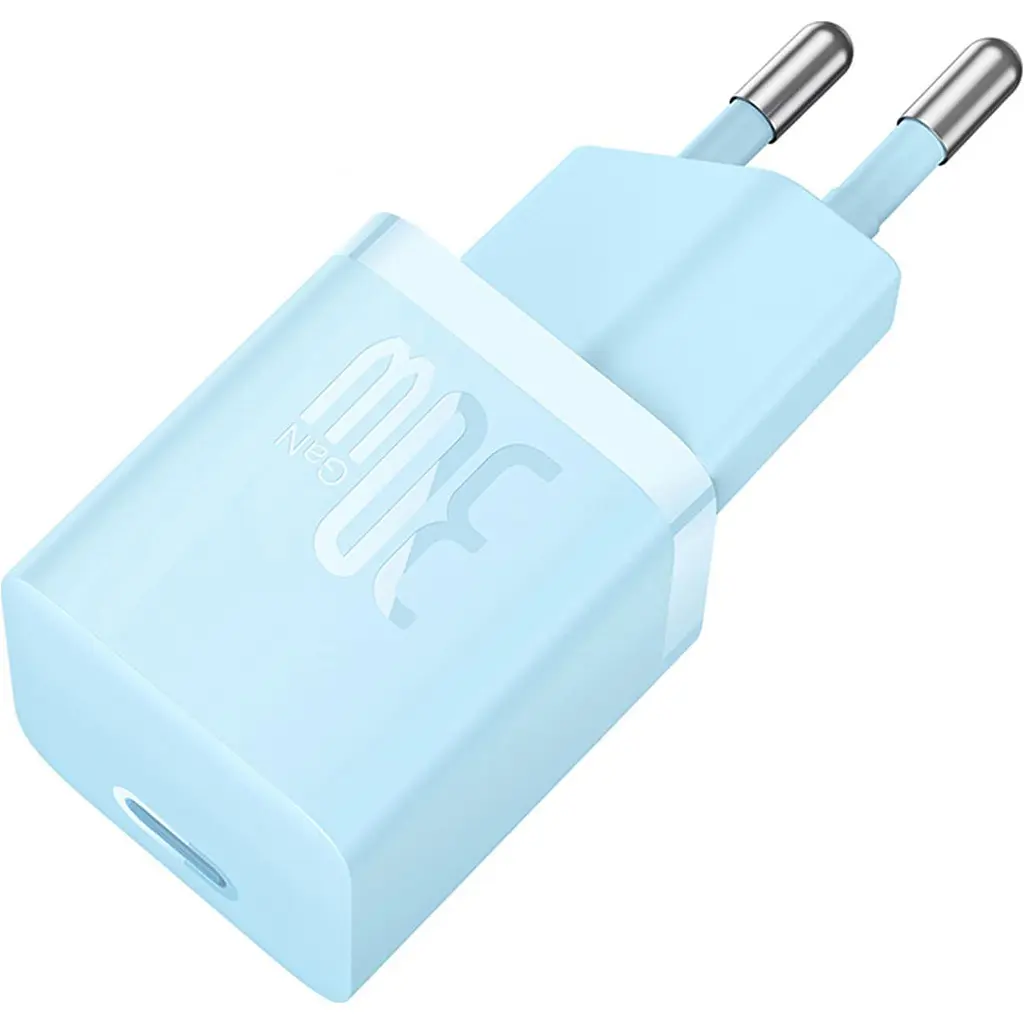 Зарядний пристрій Baseus GaN5 Fast Charger 1C 30W blue (CCGN070603) - фото 4