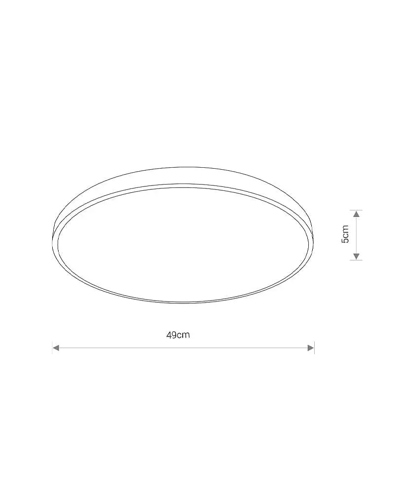 Светильник Nowodvorski 10980 Agnes Round Led Pro 1x32W 4000K 3000Lm IP44 Wh - фото 2