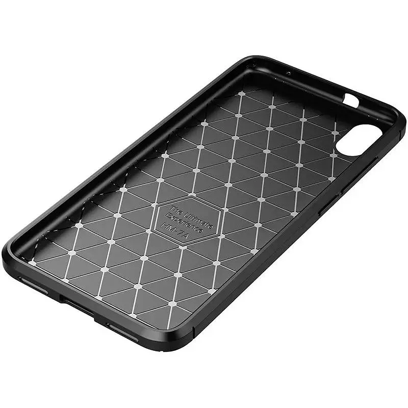 Чохол-накладка Toto TPU Carbon Fiber 1.5 mm Case Xiaomi Redmi 7A Dark Blue - фото 3