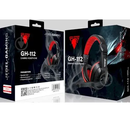 Навушники JEDEL GH-112 Gaming Headset 3.5mm 1.7m чорний - фото 2
