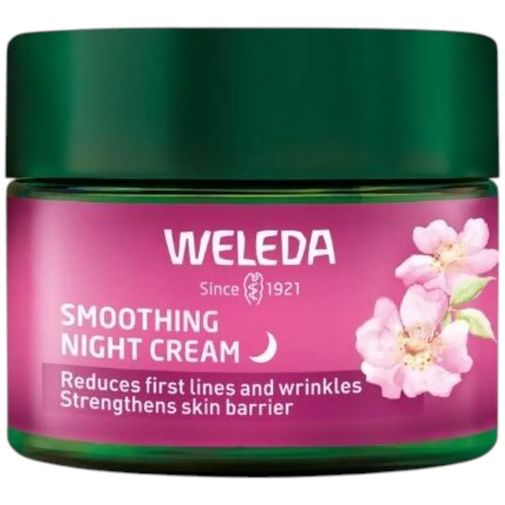 Крем для обличчя Weleda Smoothing Night Cream з дикою трояндою та білим чаєм 40 мл - фото 2