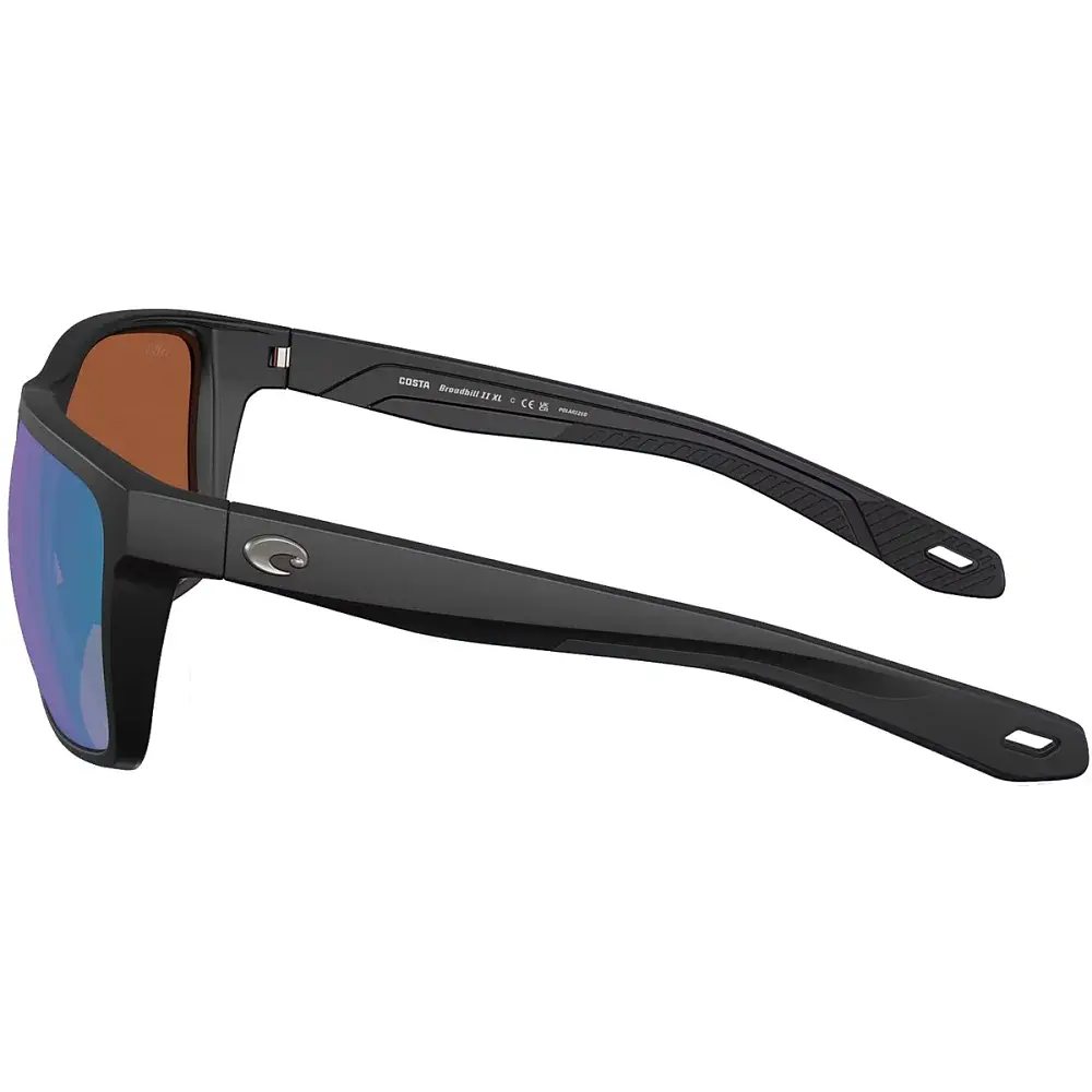 Окуляри Costa Del Mar Broadbill II XL 580G Matte Black Green Mirrorror 06S9135 - фото 4