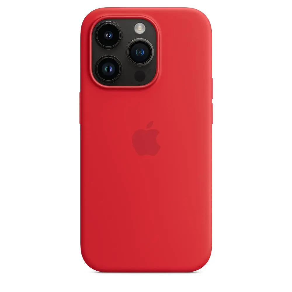 Чохол Silicone Case з MagSafe для Apple iPhone 14 Pro (Product Red) ААА [72711] - фото 6