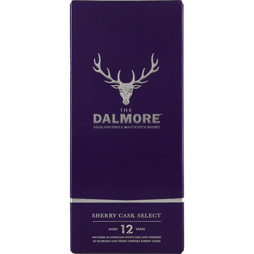 Виски Dalmore 12 yo Sherry Cask Select Single Malt Scotch Whisky 43% 0.7 л (Q0274) - фото 4