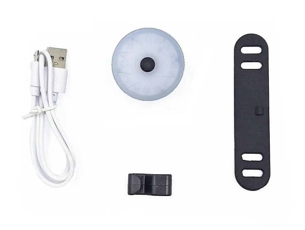 Велосипедна фара задня 16 Led USB 4 х 2 см (G0000463) - фото 3