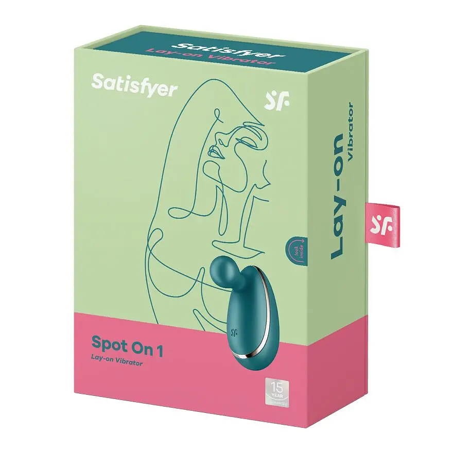 Вібратор для зовнішньої стимуляції Satisfyer Spot On 1 Green, гнучкий відросток - фото 5
