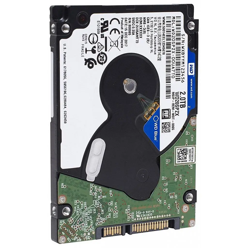 Жорсткий диск WD для ноутбука 2.5" 2 ТБ (WD20SPZX) - фото 3
