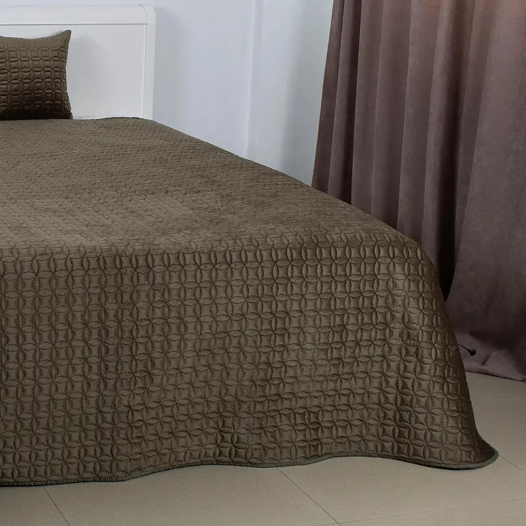 Покривало ТЕП Velour Мозаїка 150х210 см хакі (4-00515_36196) - фото 4