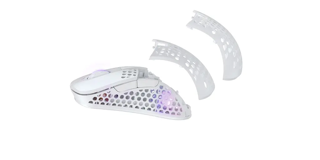 Комп'ютерна миша Cherry Xtrfy M4 WL/USB-A RGB білий teh0014103 - фото 7