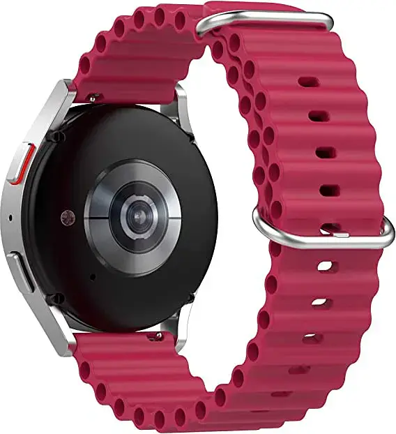 Універсальний ремінець для смарт-годинників Ocean Band 20mm Wine Red [84716] - фото 3