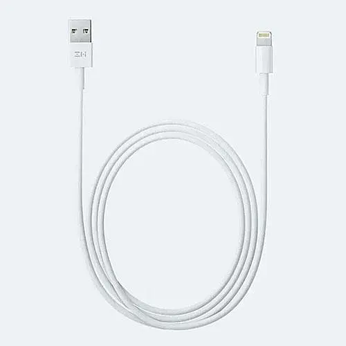 Кабель ZMI Cable USB to Lighting 2.4A 1.5m AL851 White - фото 2