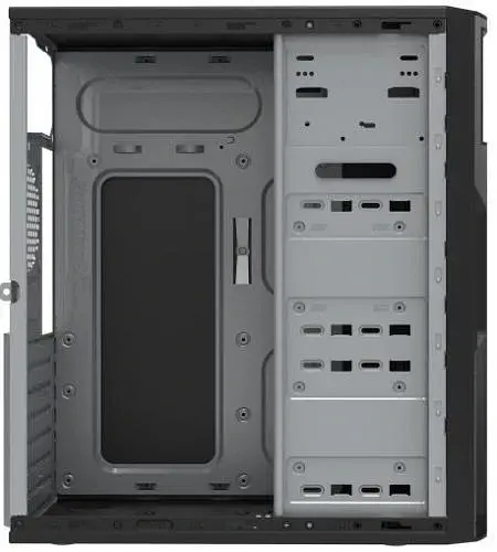 Корпус GameMax ET-210 Black, 400 Вт, Midi Tower, ATX / Micro ATX / Mini ITX, 2хUSB 2.0, 370x175x410 мм (ET-210-400W) - фото 4