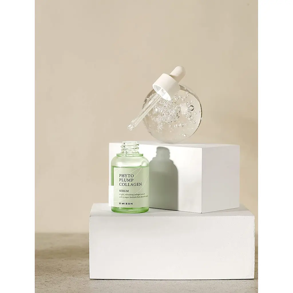 Глибоко зволожуюча сироватка Mizon Phyto Plump Collagen Serum з морським колагеном, 30 мл - фото 4