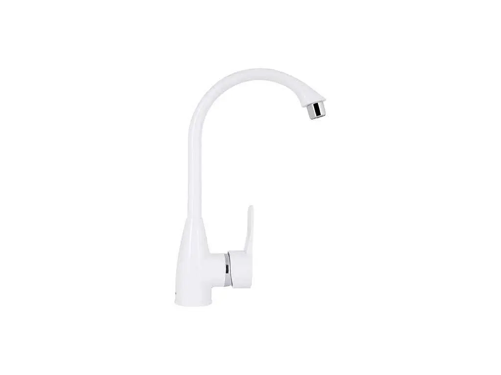 Змішувач Brinex на мийку білий 35W 007 (k40) BRIN35W007 - фото 4