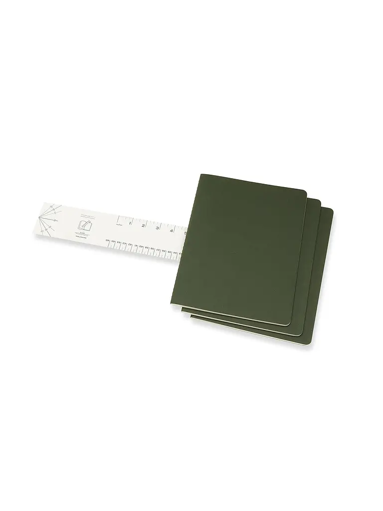 Записник Moleskine Cahier великий, Лінійка Зелений (CH021K15) - фото 2