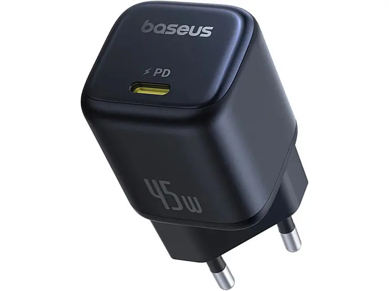Мережевий зарядний пристрій BASEUS PicoGo GaN Fast Charger 45 W Cosmic Black (P10176800123-00) - фото 6